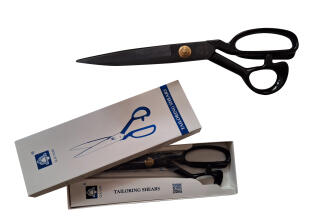 QXYUN Siyah Saplı Kumaş Kesme Makası 11INCH - 1